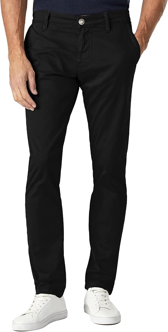 Motorcycle chino trousers with hidden armor pockets and no outer seams