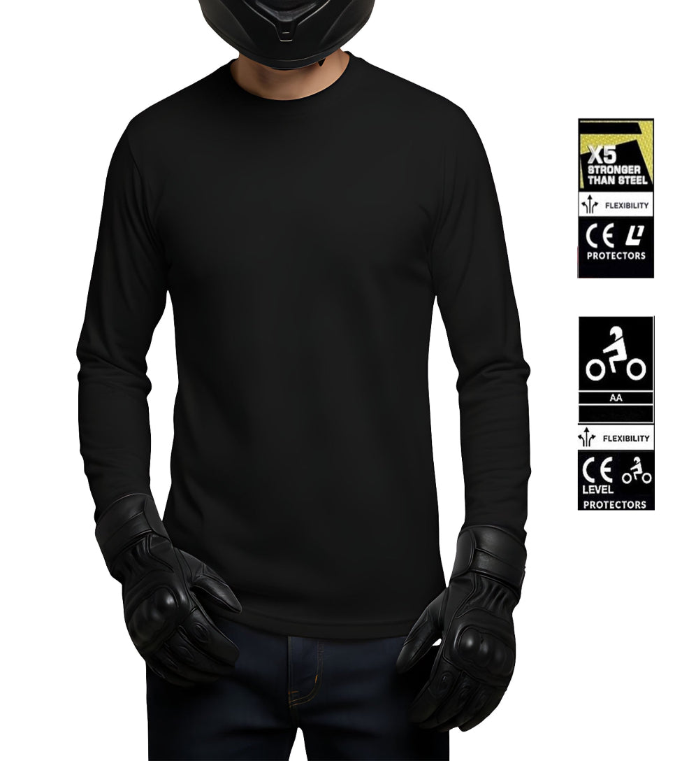 Motorcycle Kevlar Lined T-shirt 
