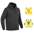 Charcoal Gray Motorcycle Kevlar Lined Hoodie