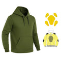 Green Motorcycle Kevlar Lined Hoodie