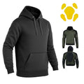 Black Motorcycle Kevlar Lined Hoodie