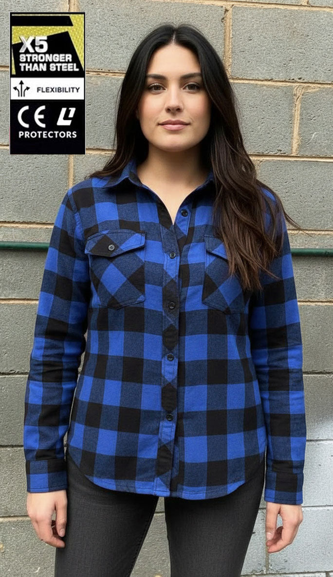 Ladies Reinforced lumberjack Aramid Lined Shirt