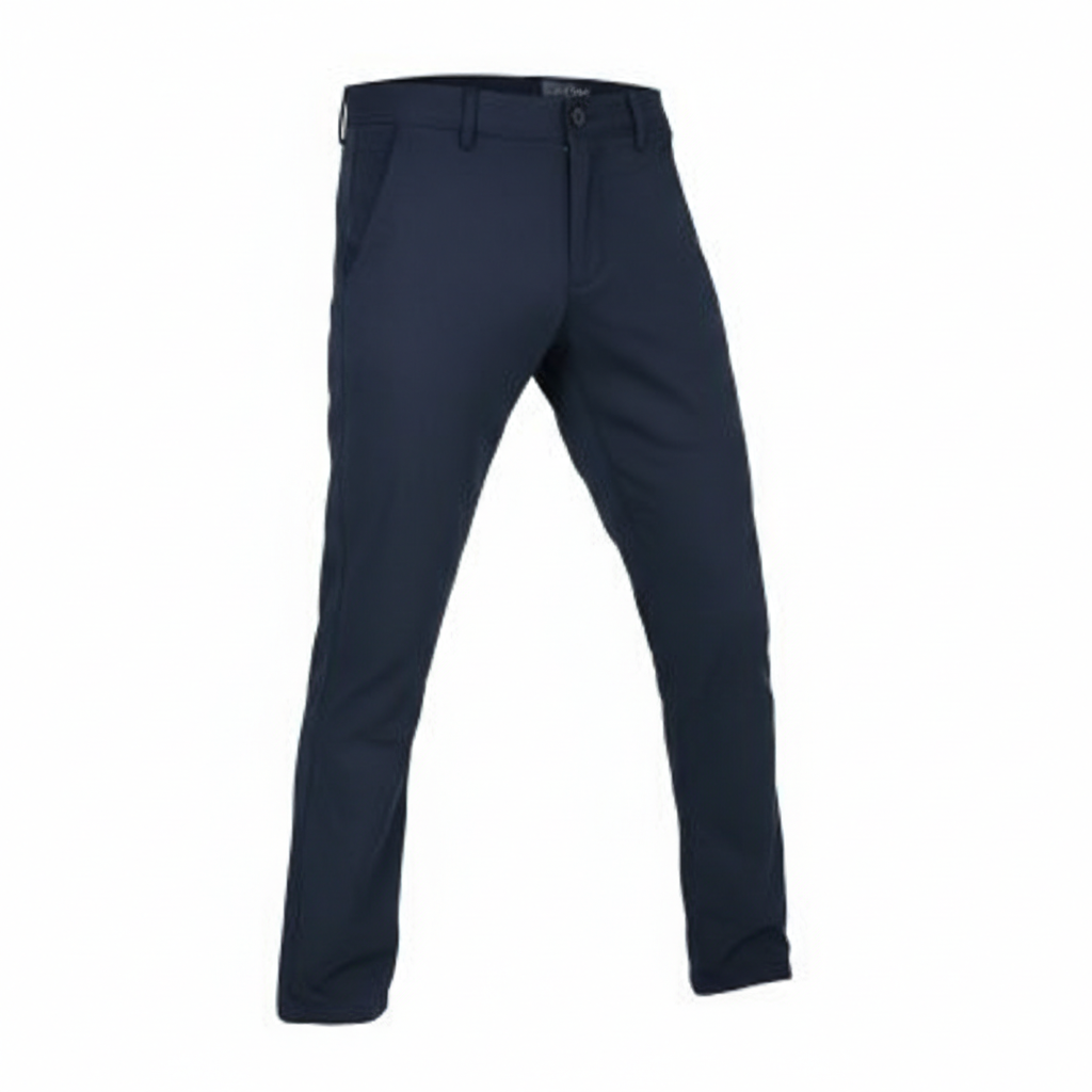 Men’s Aysal Sports motorcycle chinos with hidden Kevlar aramid fiber lining from waist to shin and a modern slim fit.