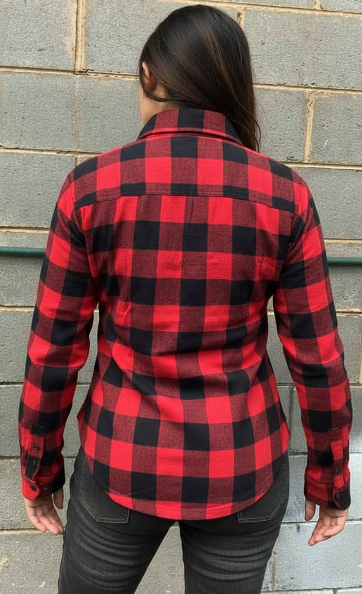 Ladies Reinforced lumberjack Aramid Lined Shirt