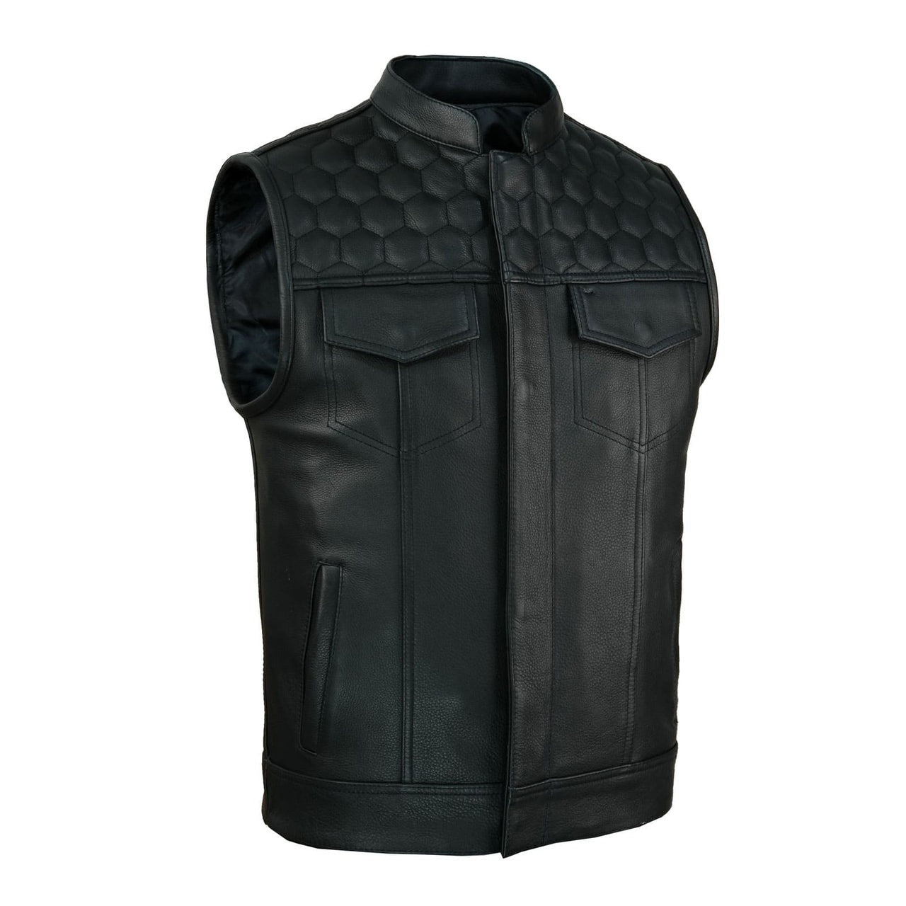 Biker Leather Vest