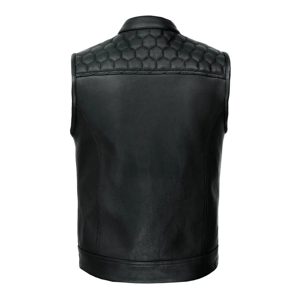 Motorcycle Leather Vest