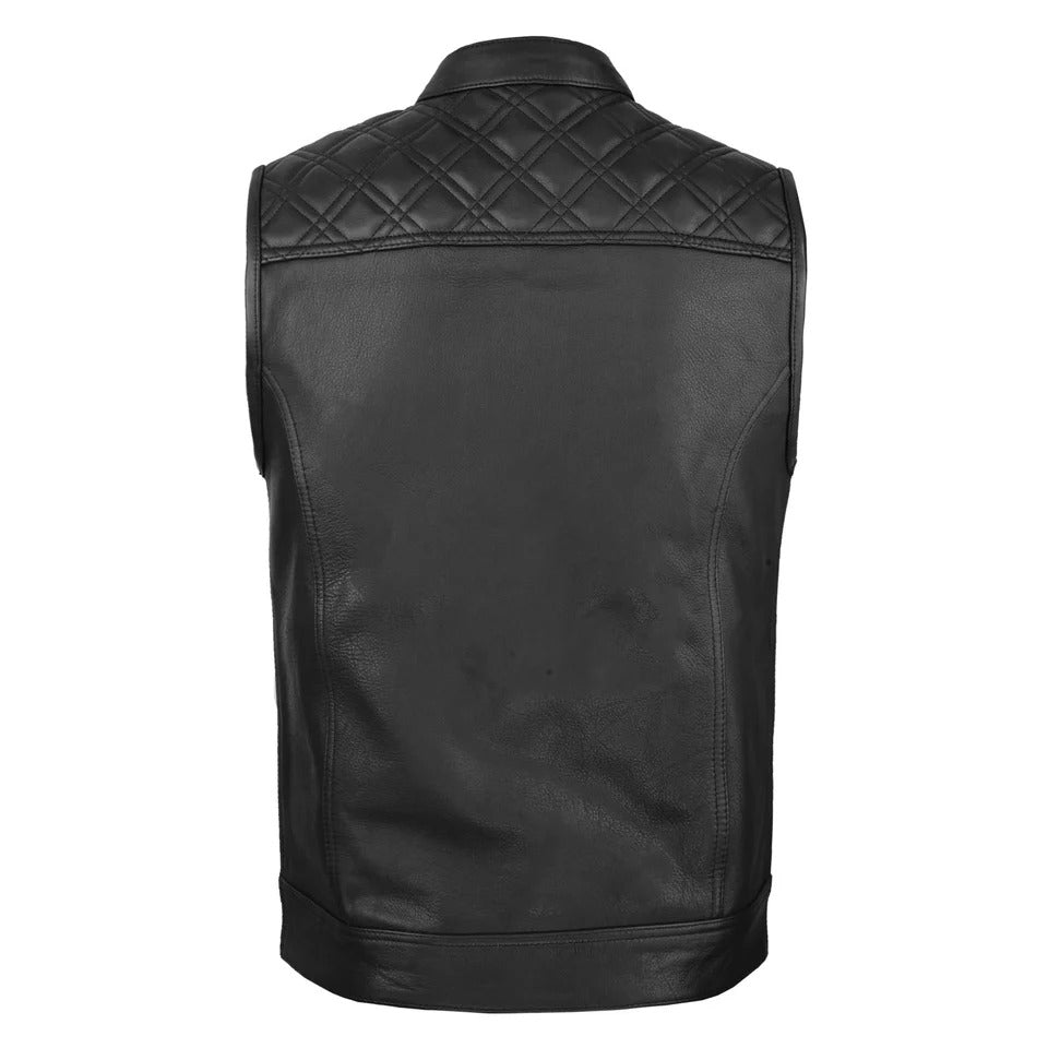 Biker Leather Vest