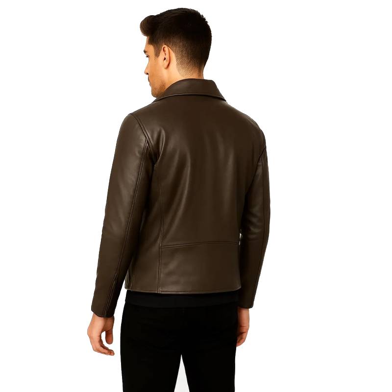 Men's Leather Jacket Brown
