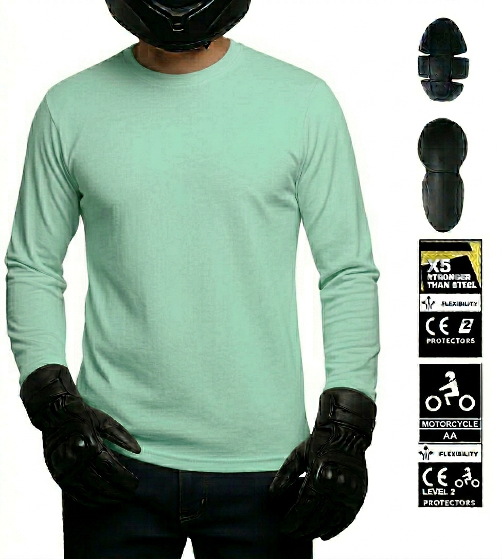 Motorcycle Kevlar Lined T-shirt 