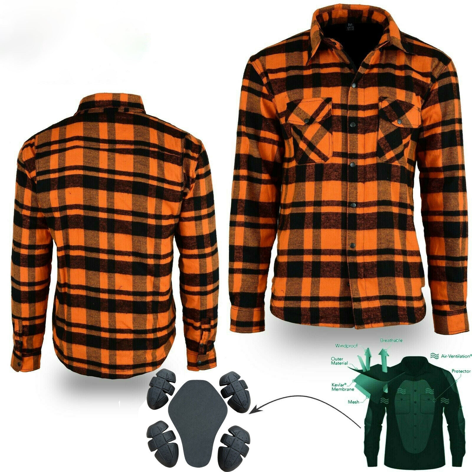 Flannel Motorcycle Shirt