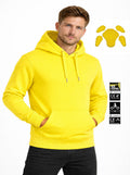 Yellow Motorcycle Kevlar Lined Hoodie